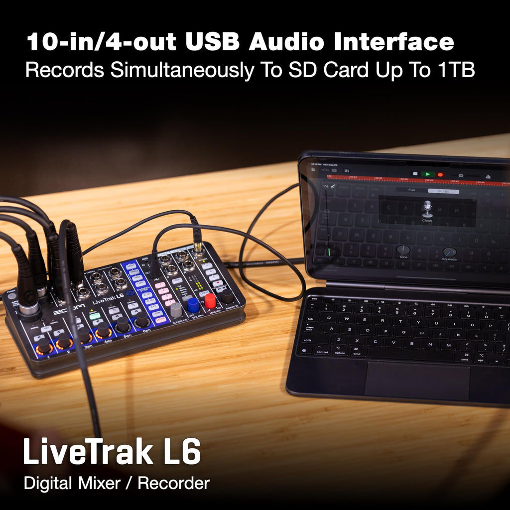 LiveTrak L6 Mixer/Recorder F492275