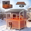 Large 2 Story Heated Cat House A882