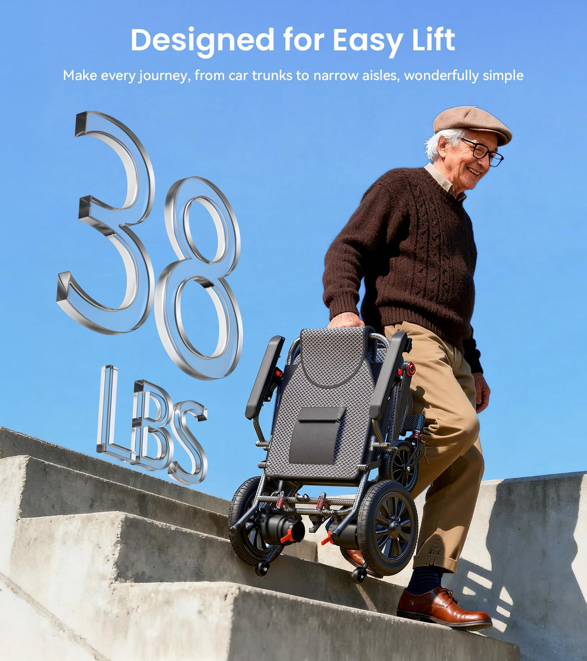 Lightweight Electric Wheelchair P937