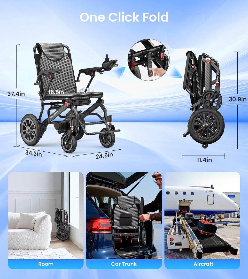 Lightweight Electric Wheelchair P937