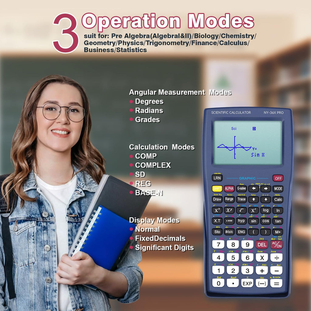 Scientific Calculator 360 Functions Multi-Line 13 Digit X135323