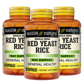 Red Yeast Rice Herbal Supplement 60 Capsules Pack of 3 K983634