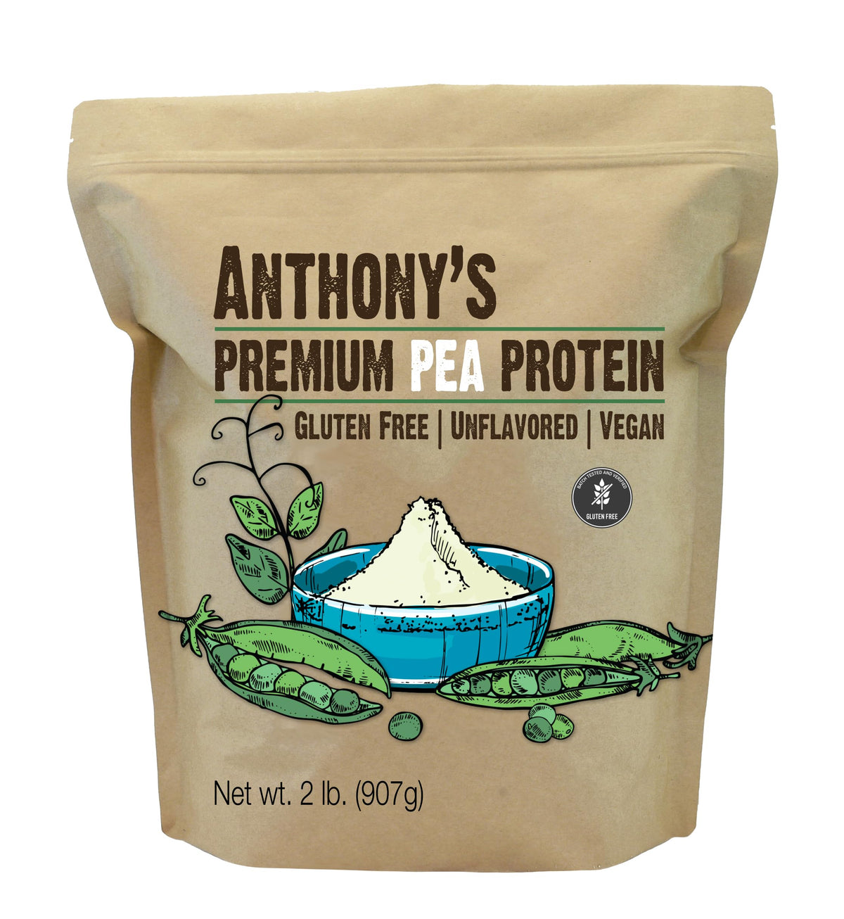 2 lb Plant Based Gluten Free Vegan Pea Protein N9415