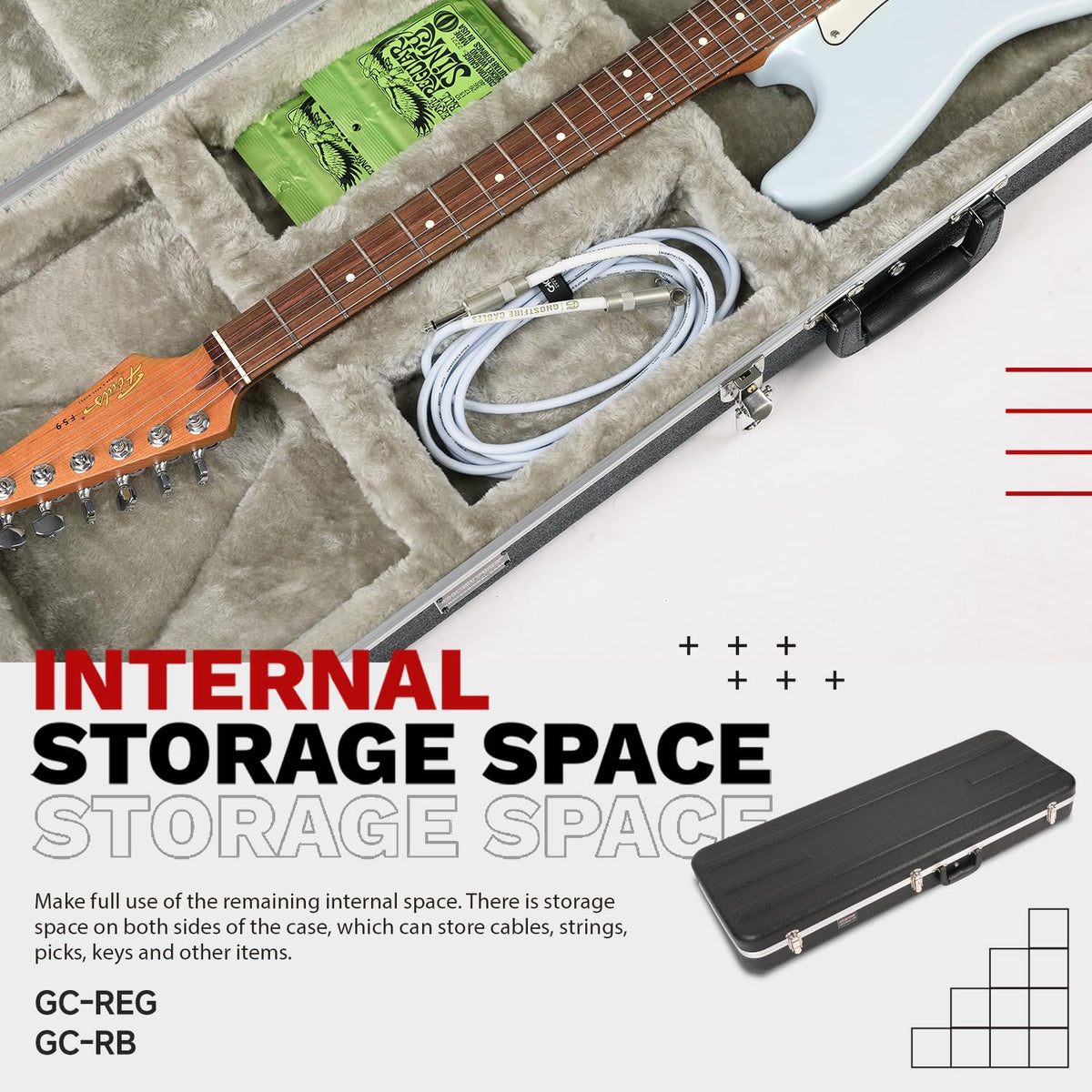 Electric Guitar ABS Hard Case L417