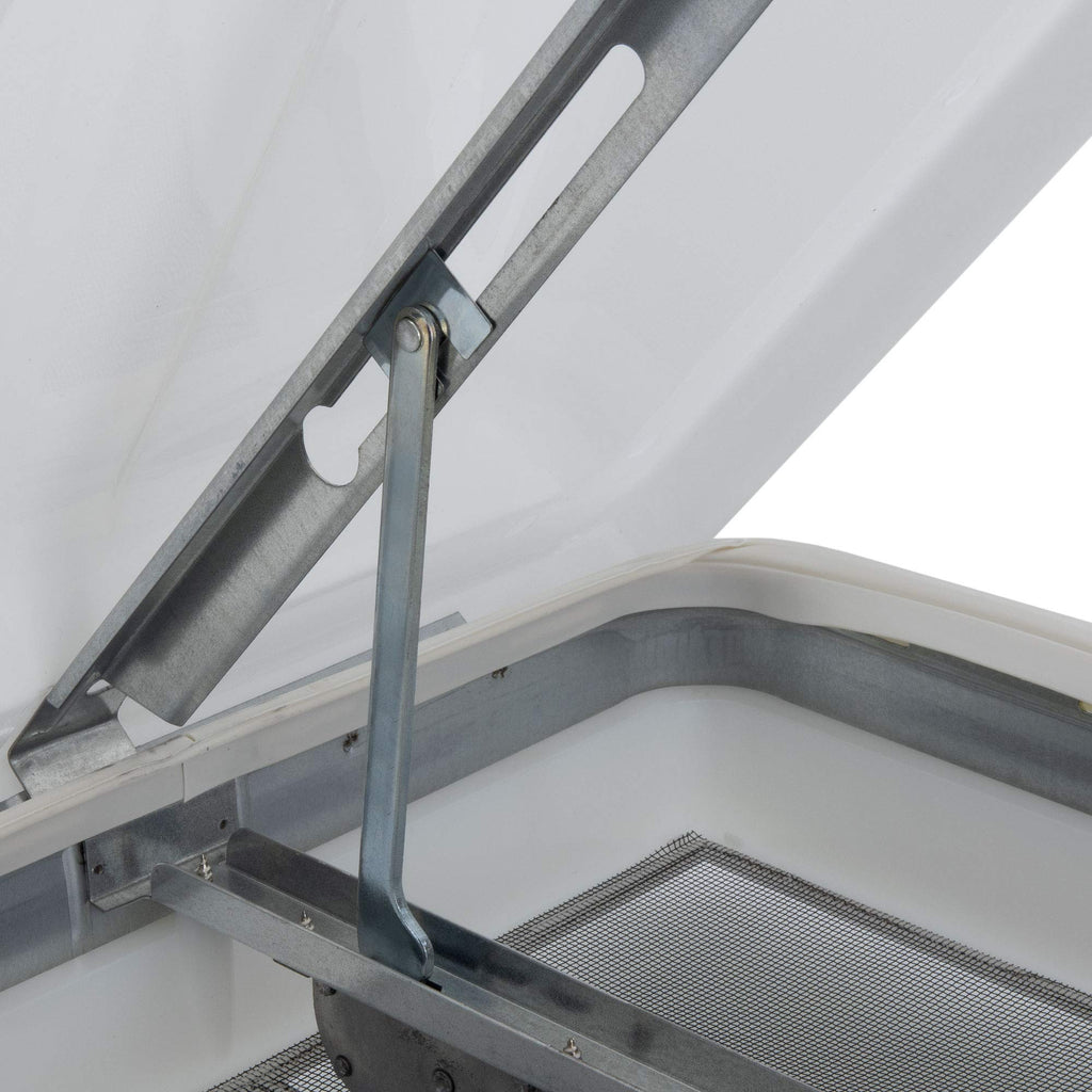 14" White RV Roof Vent Kit with Butyl Tape O382