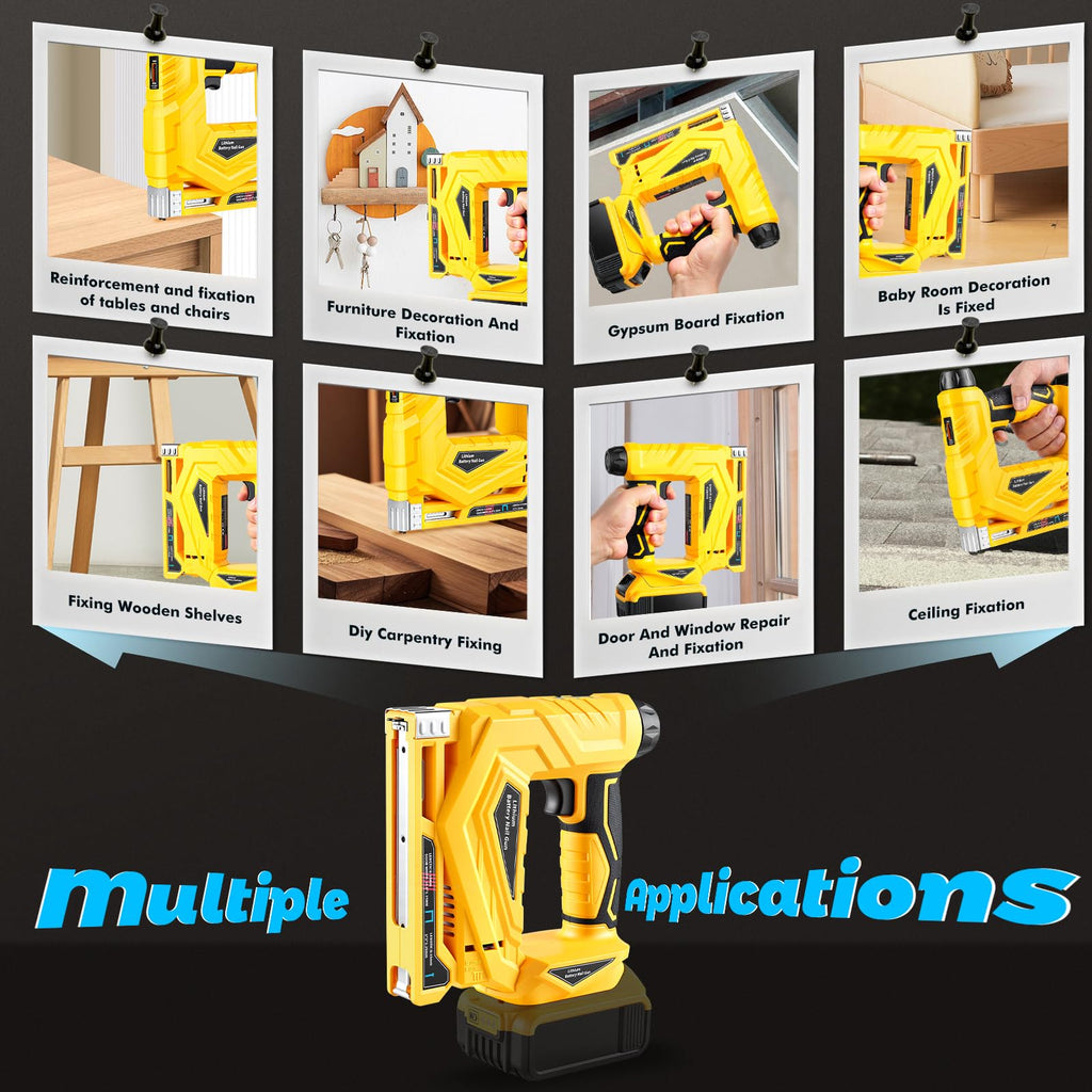 18 Gauge Cordless Brad Nailer and Narrow Crown Stapler L9583