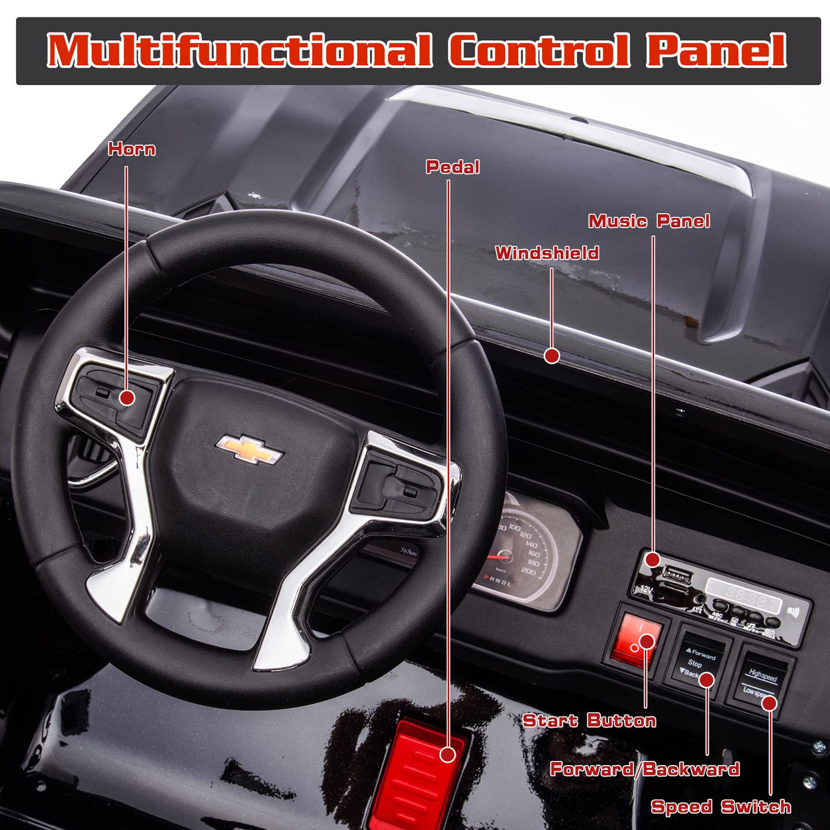 24V 2 Seater Ride on Car R6217