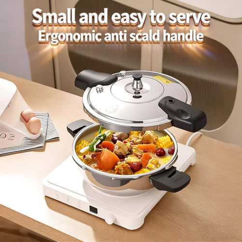 2.3L 304 Stainless Steel Mini Pressure Cooker G56314