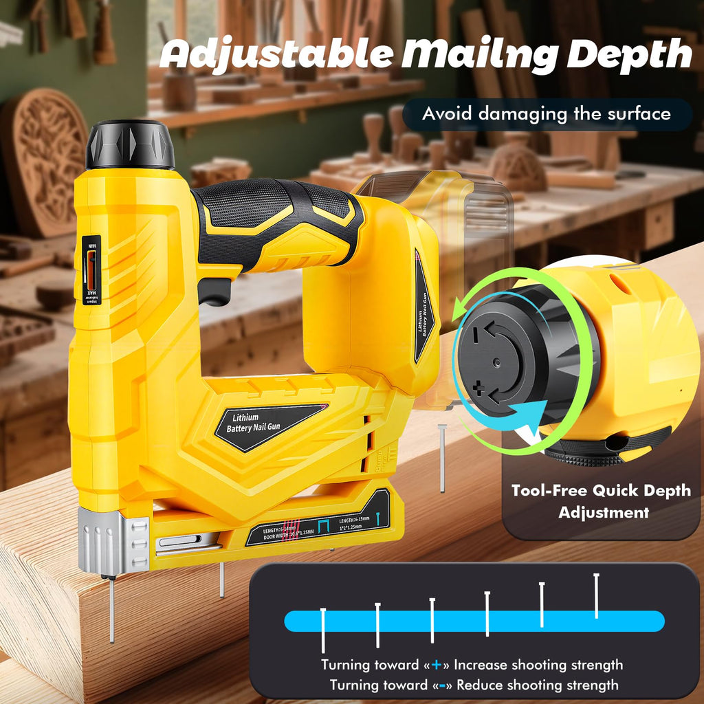 18 Gauge Cordless Brad Nailer and Narrow Crown Stapler L9583