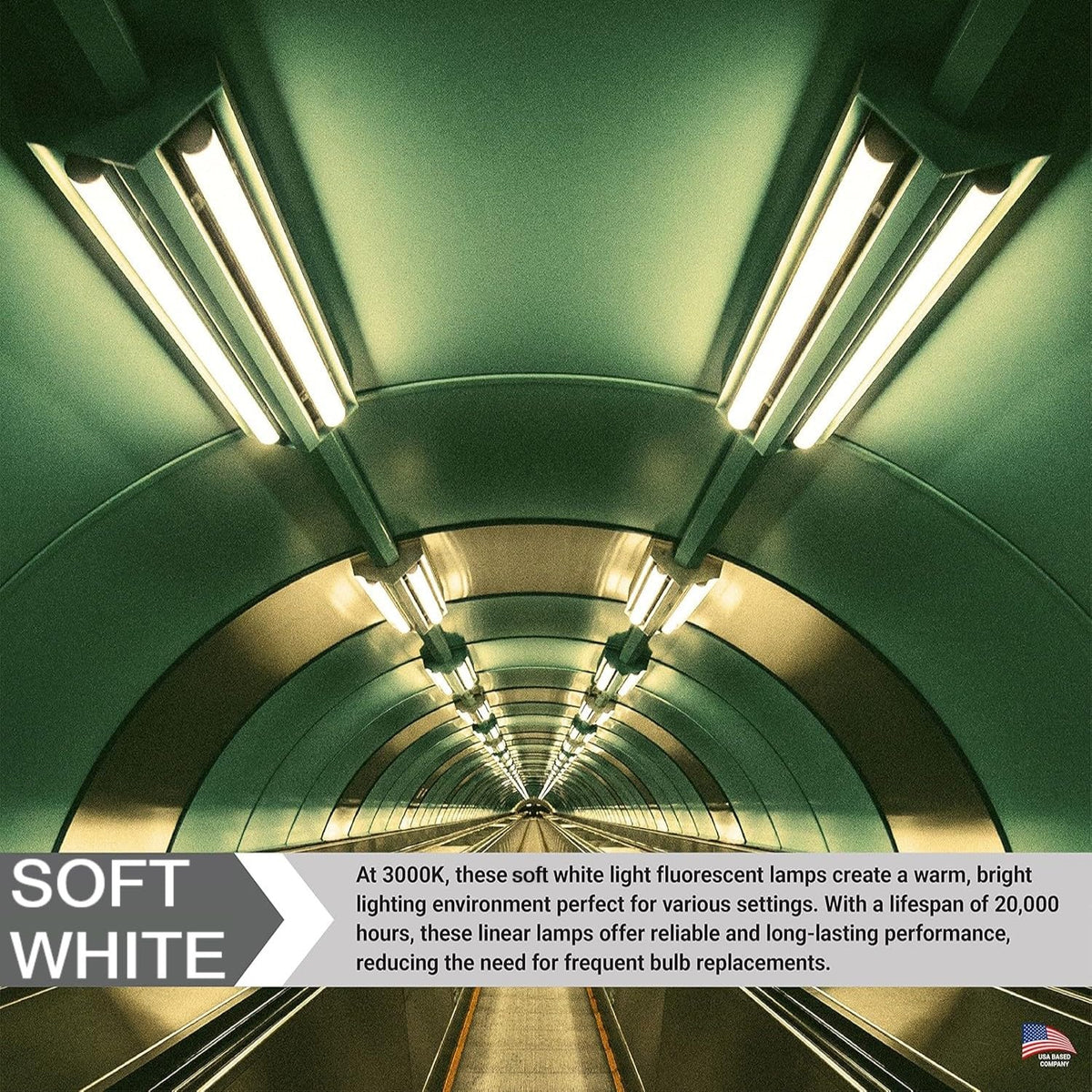 24 Inch T8 Fluorescent Tube Light Bulb 17W 1400 Lumens 3000K Soft White G13 Medium Bi-Pin Base 2 Foot Straight Linear Lamp Pack of 30 F75583