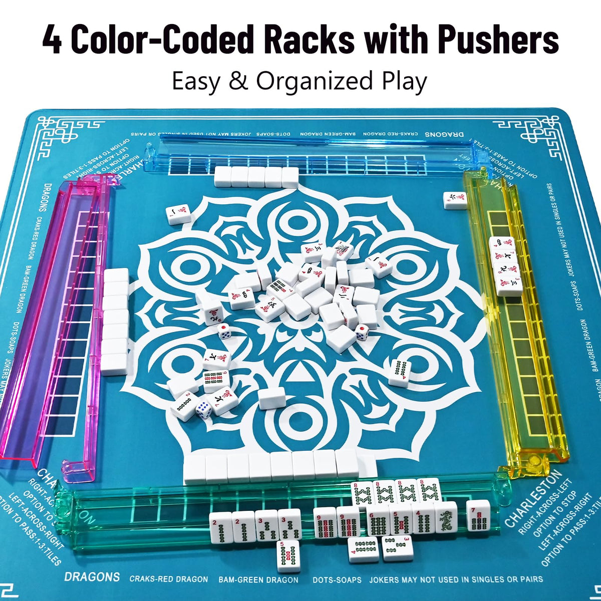 American Mahjong Tile Set 166 White Tiles A39285