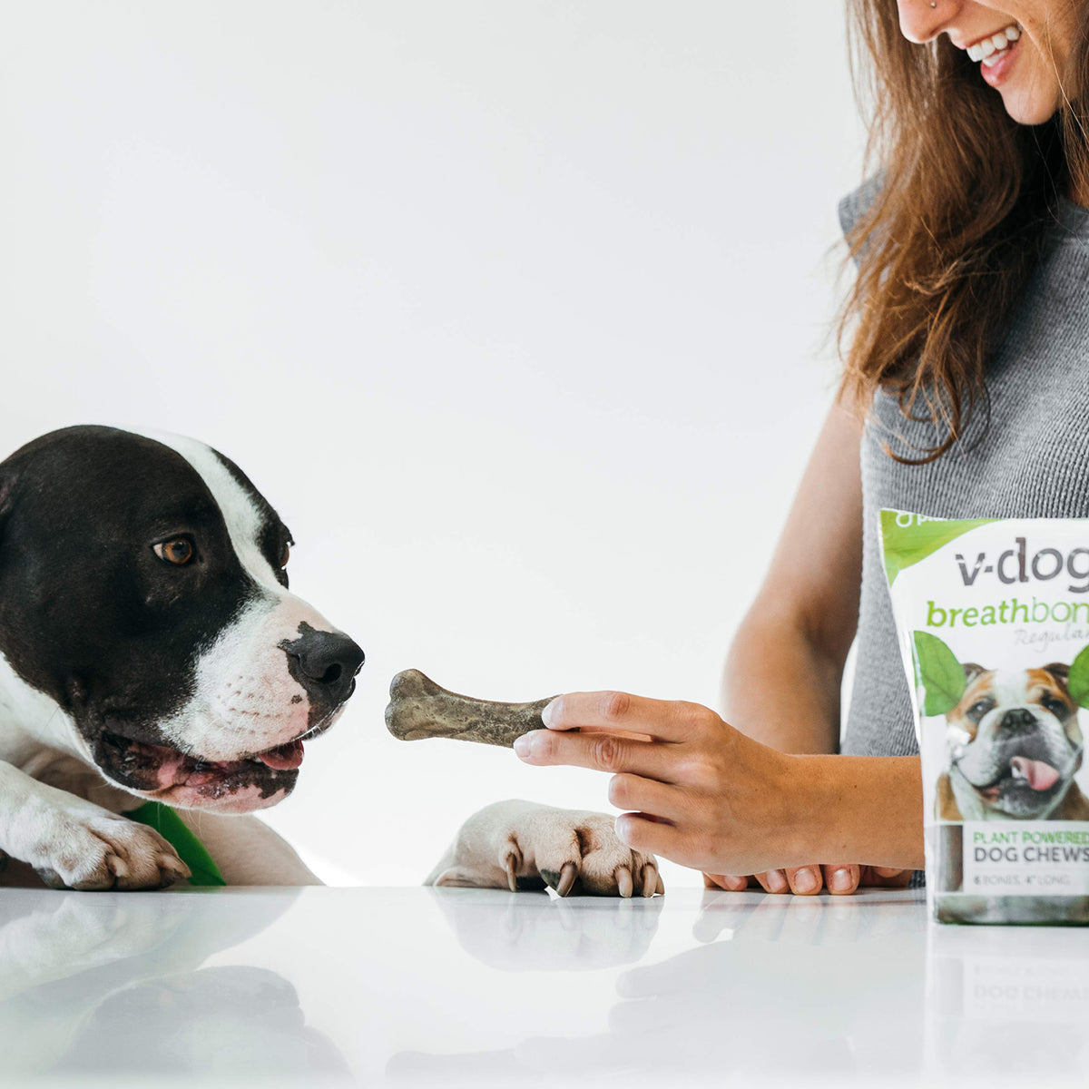 Vegan Dental Dog Bones 8 Ounces I5162