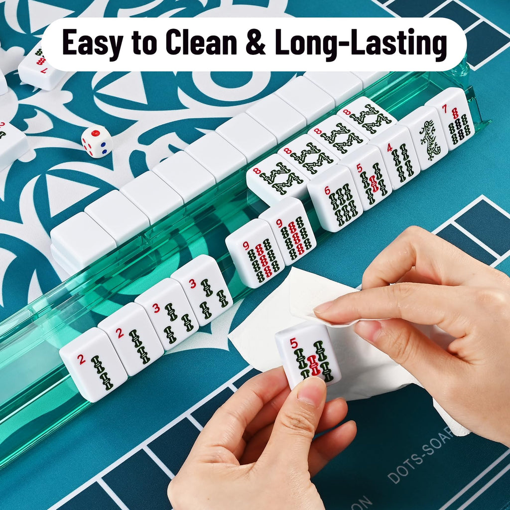 American Mahjong Tile Set 166 White Tiles A39285