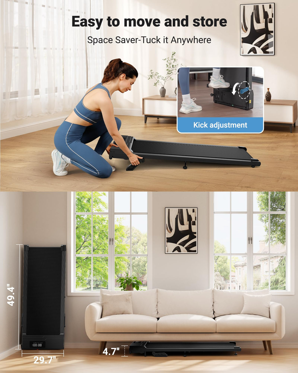 8% Incline Walking Pad L9639