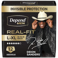 L/XL Incontinence Underwear for Men, 12 Count U63886