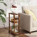 Small Narrow Side Table with Charging Station A441