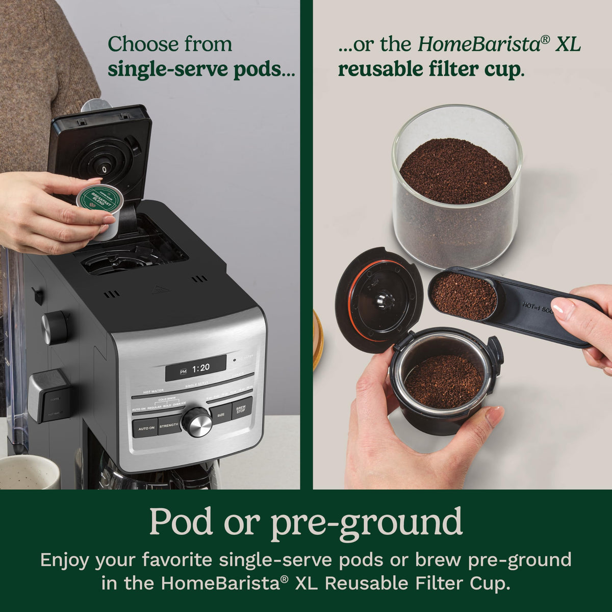 3-in-1 12 Cup Programmable Coffee Maker C2401
