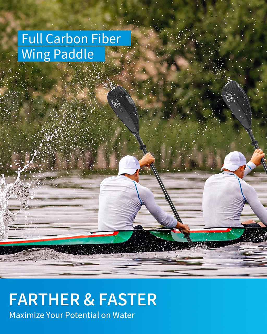 Lightweight Full Carbon Fiber Kayak Paddle S524
