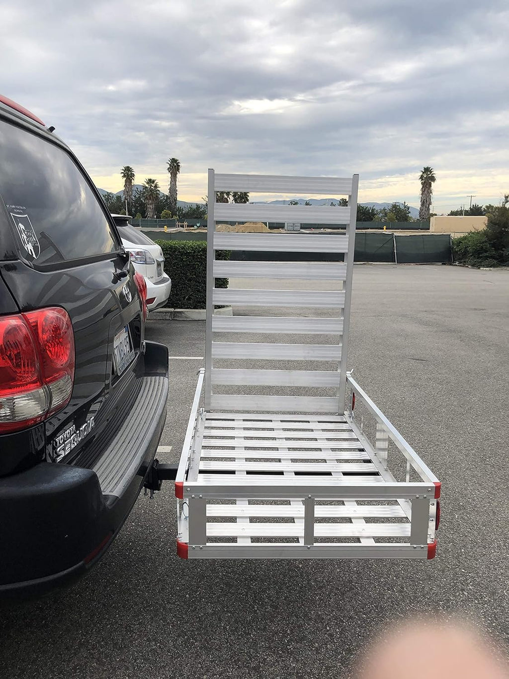 Aluminum Hitch Mount Wheelchair Carrier with 47" Ramp M3985