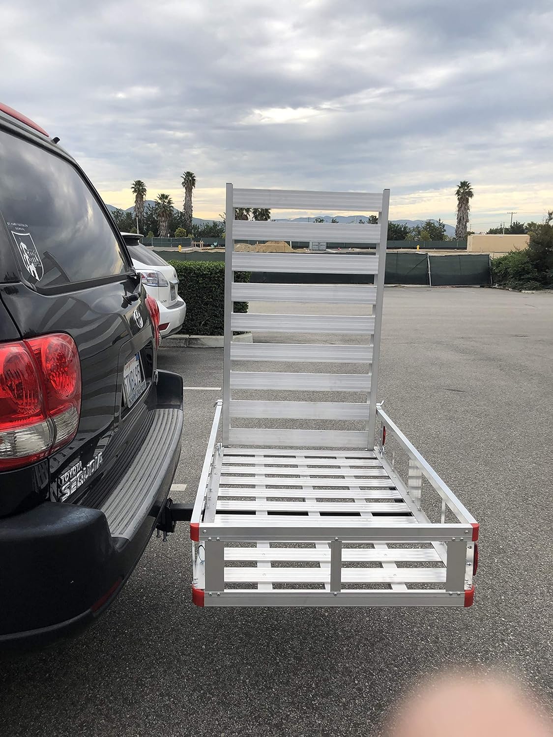 Aluminum Hitch Mount Wheelchair Carrier with 47" Ramp M3985