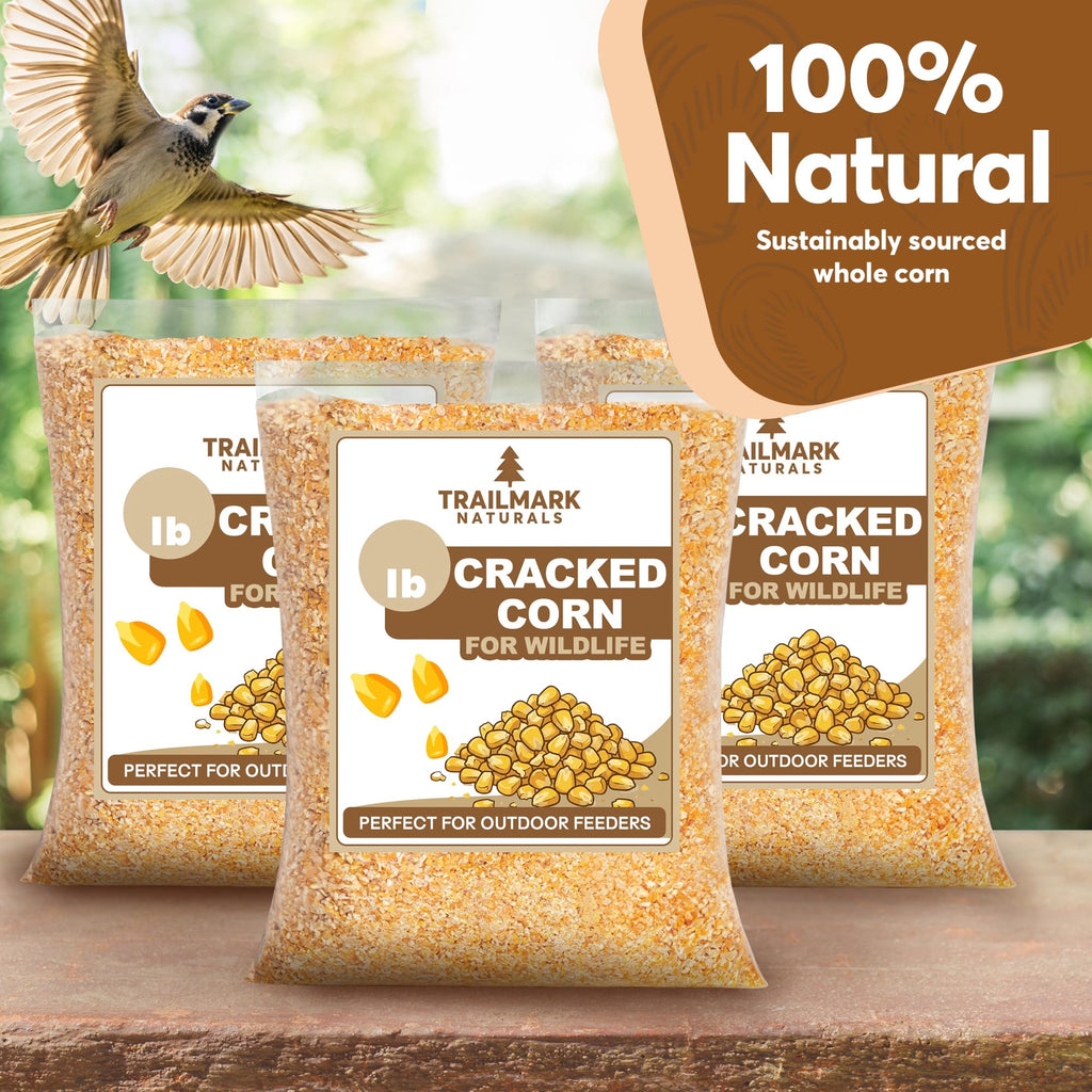 Cracked Corn 20 lb Bird Seed & Wildlife Feed D53821