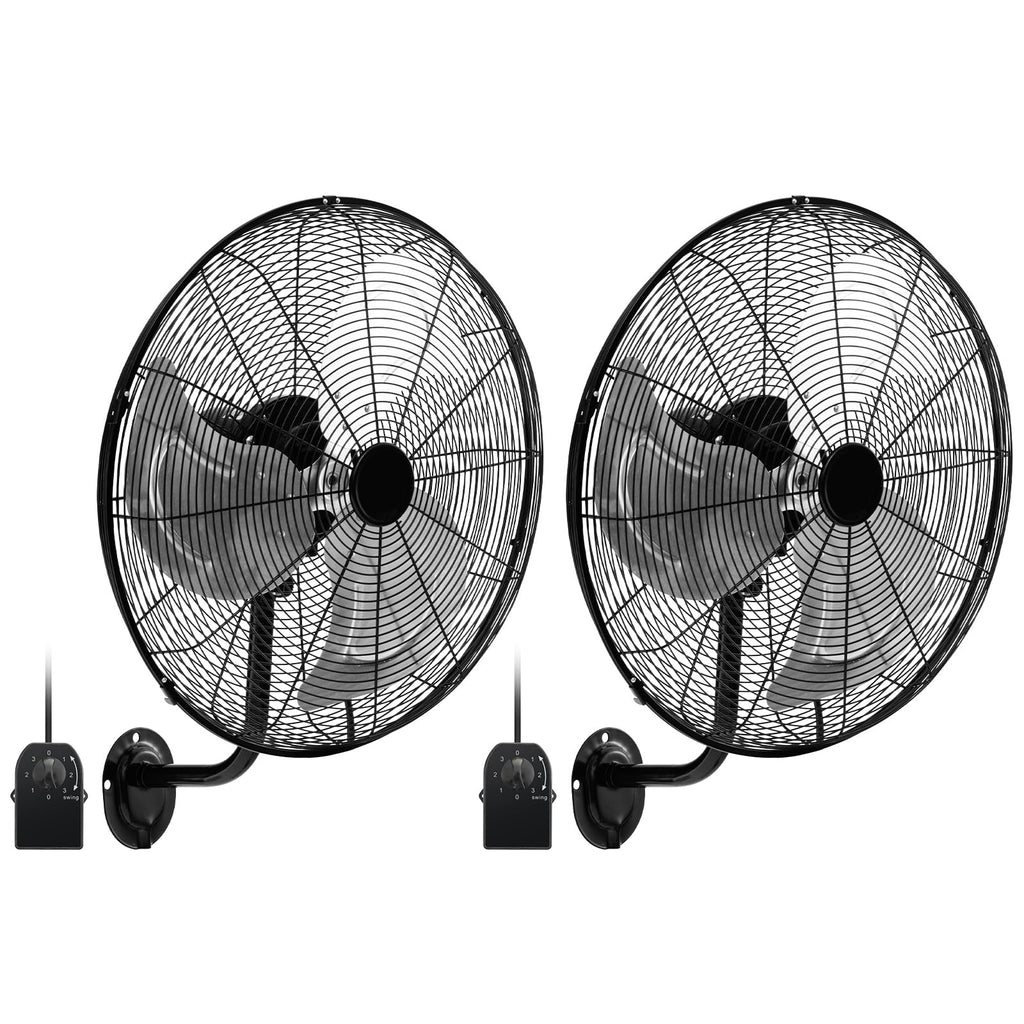 20 Inch 3-Speed Oscillating Metal Wall Fan Z130198