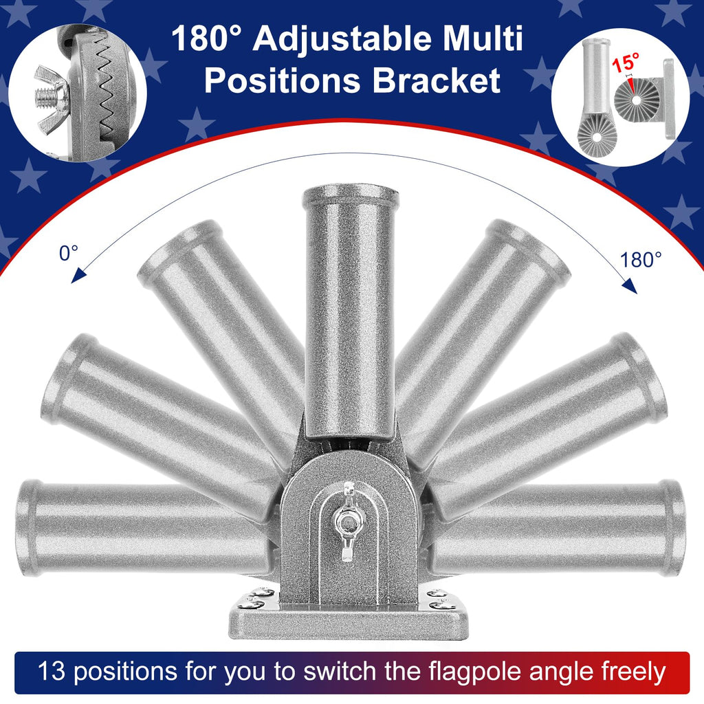Heavy Duty Aluminum Flag Pole Holder D93168
