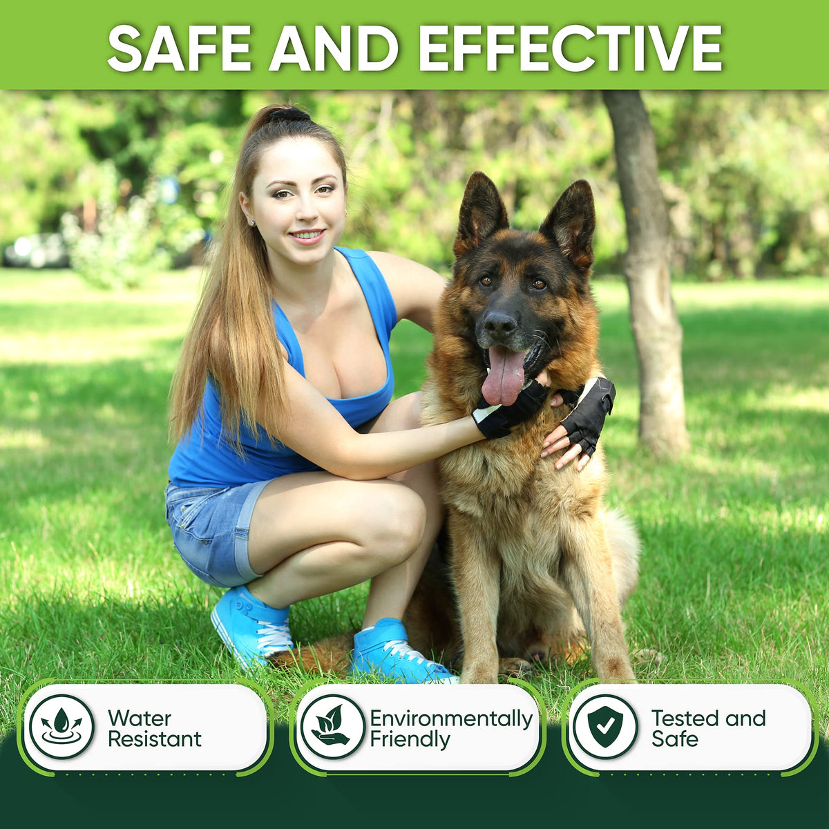 Adjustable Flea and Tick Prevention Dog Collar J493892