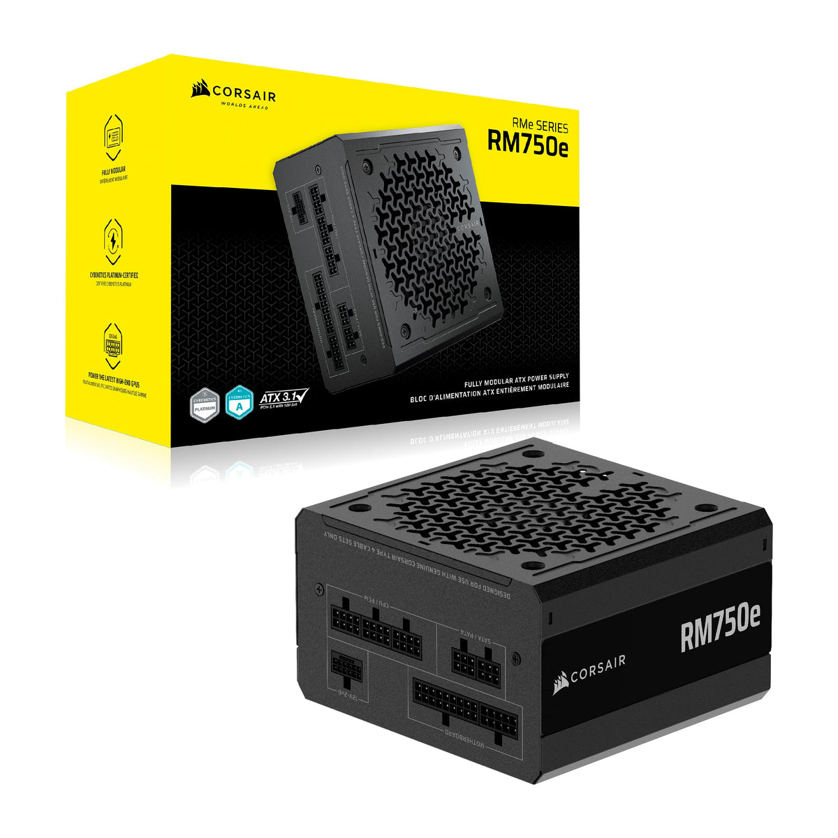 750W ATX Power Supply – Black O621