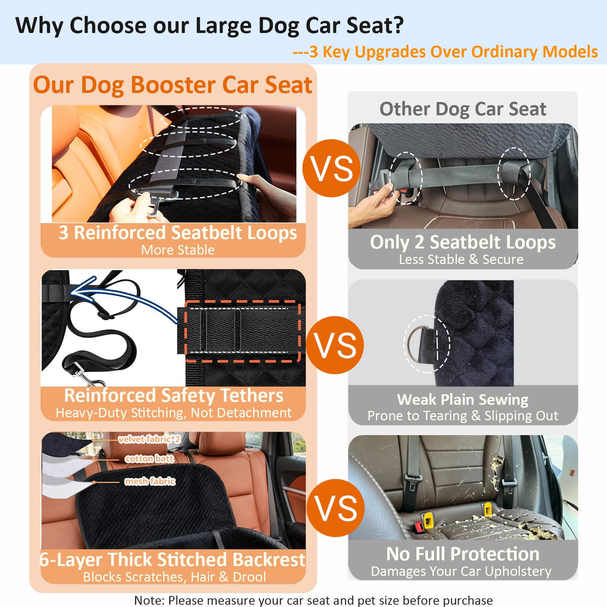 Large Dog Car Seat U262