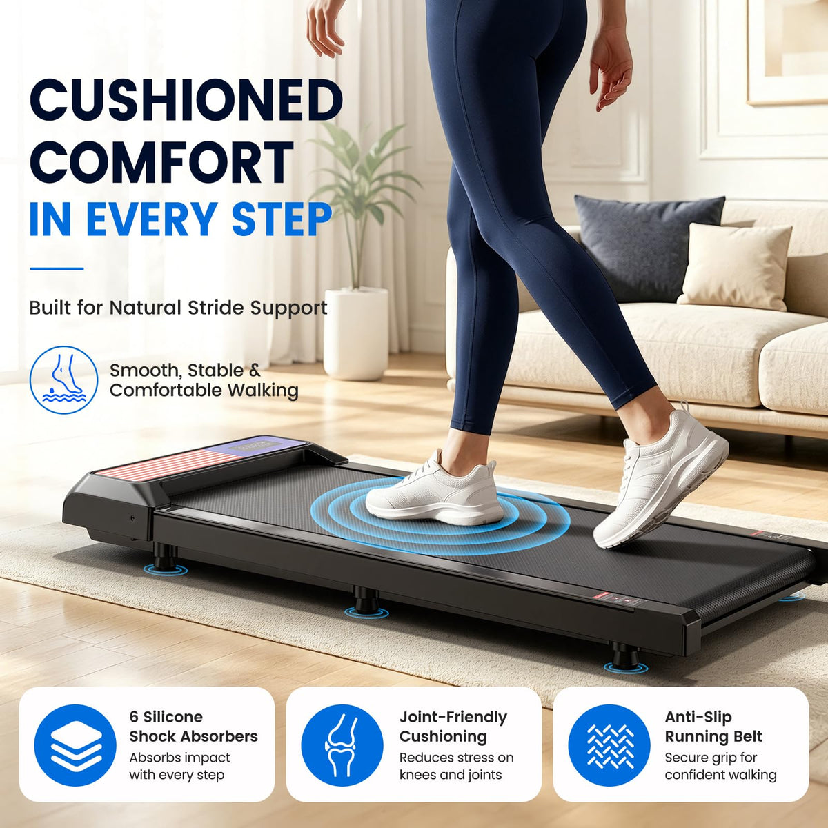2.5HP Under Desk Treadmill with 8% Incline P67975
