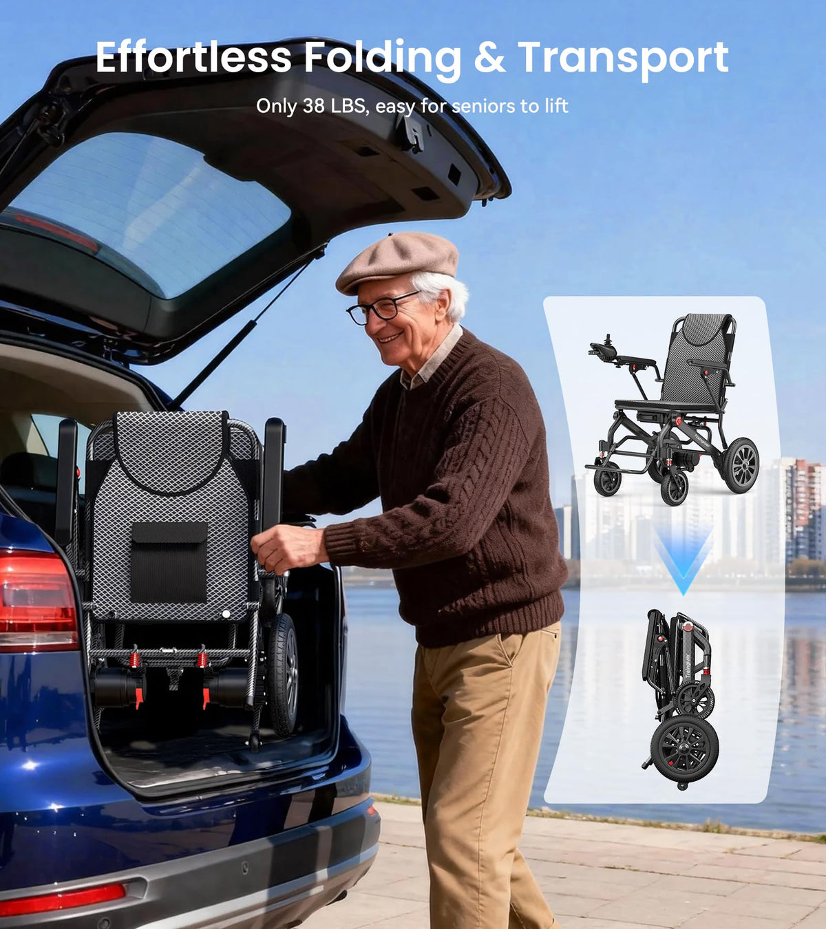 Lightweight Electric Wheelchair P937