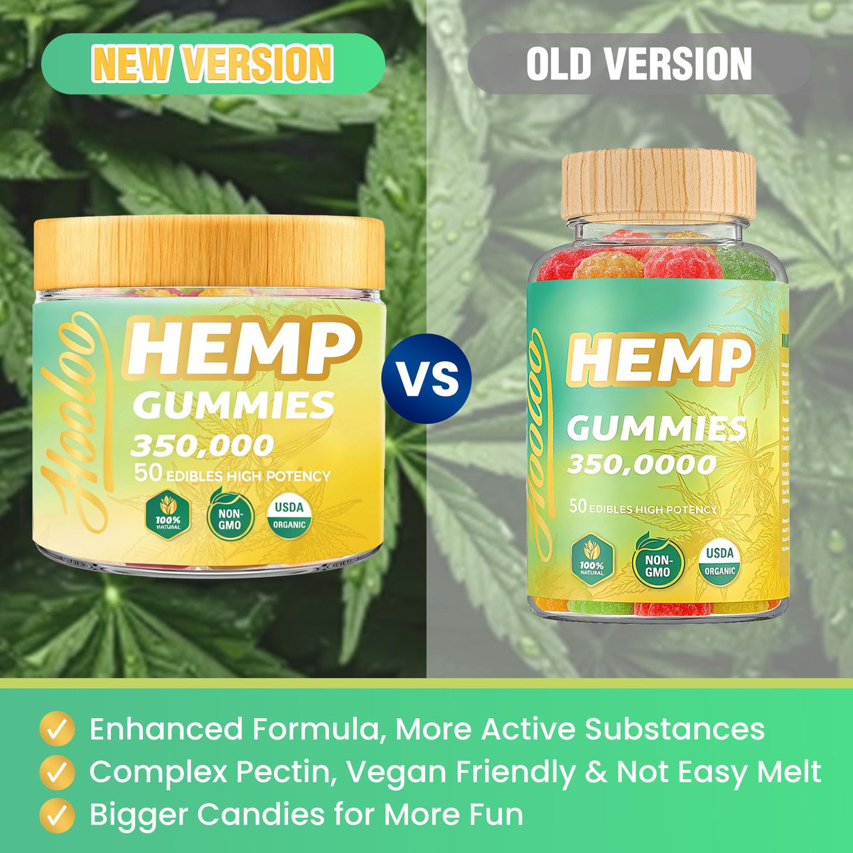 Fruity Hemp Gummies 2 Packs A42637