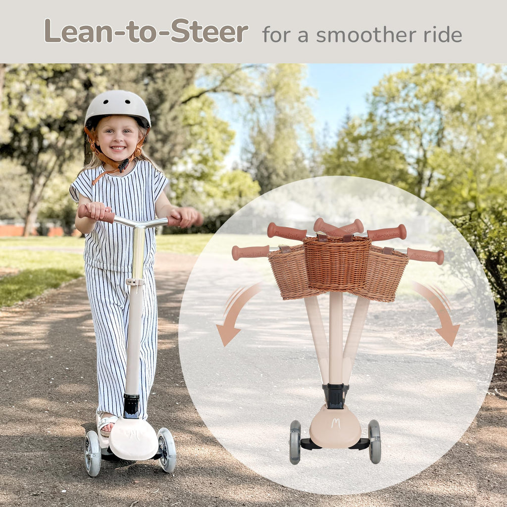 3-Wheel Foldable Kids Scooter with LED Light-Up Wheels E964249