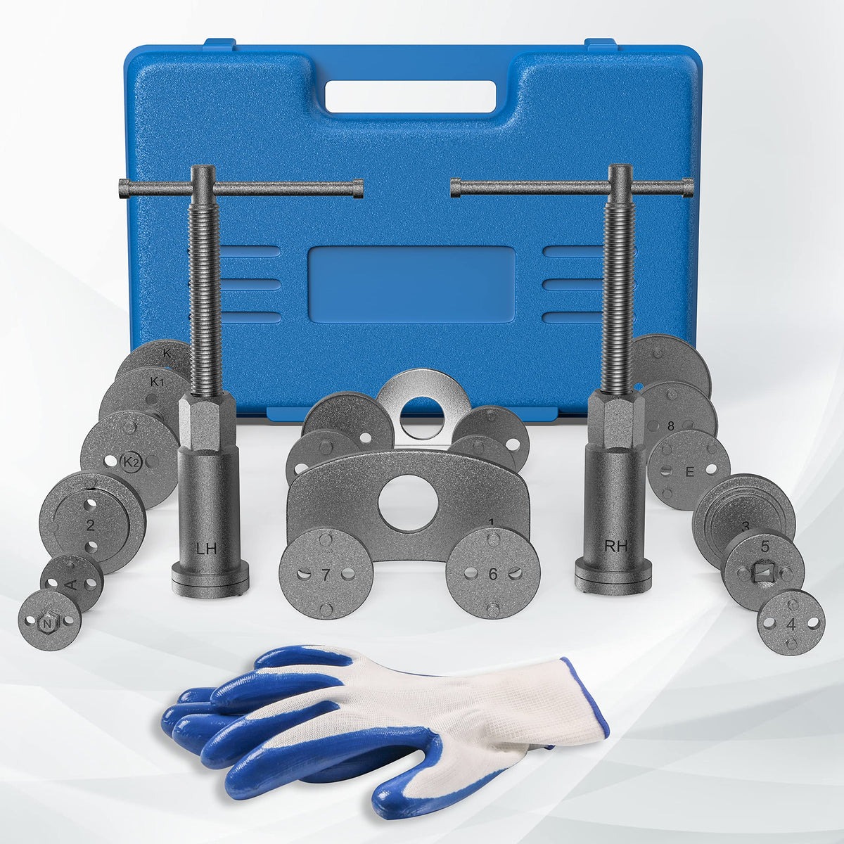 Disc Brake Caliper Wind Back Tool and Piston Compression Set 26 Pieces F778987