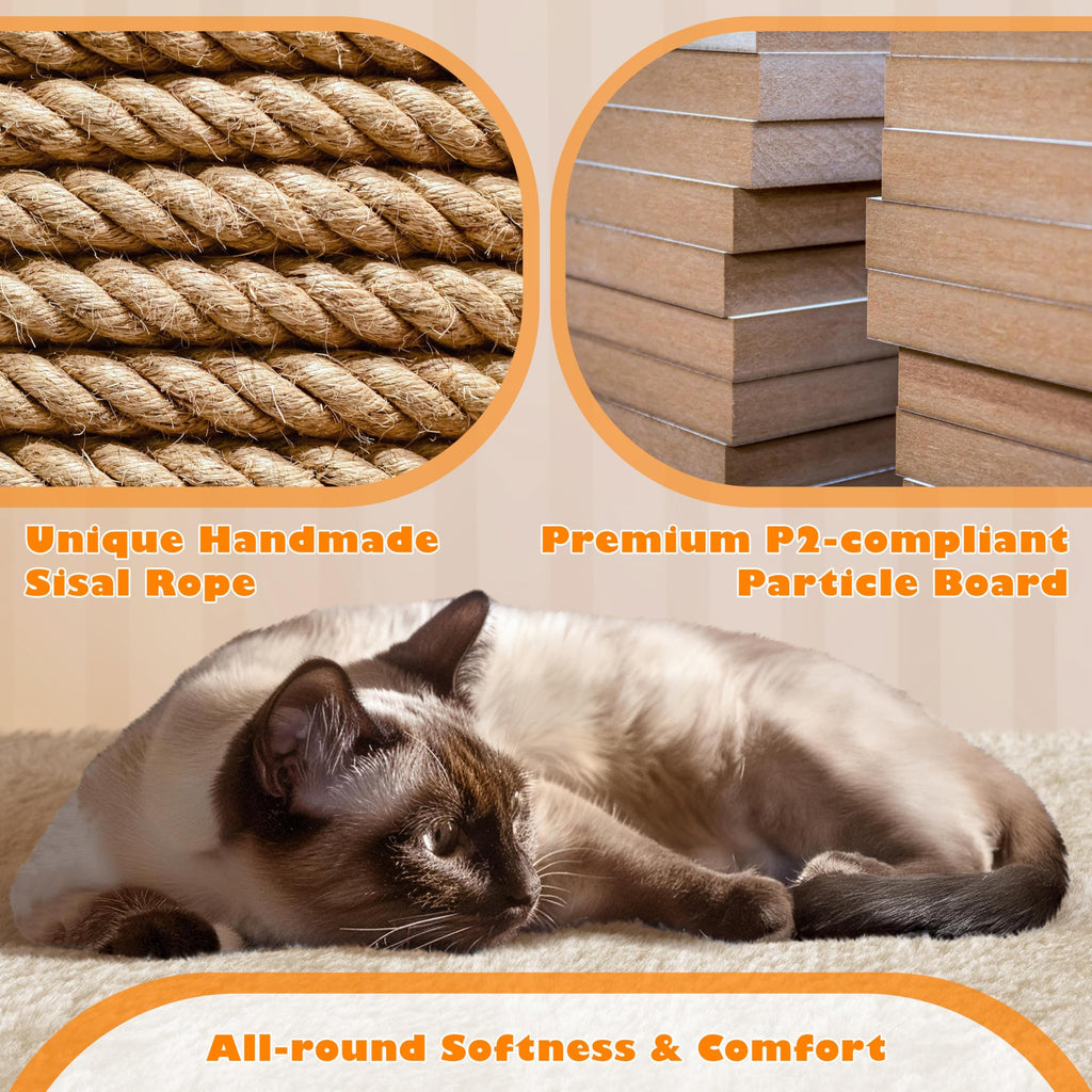 Beige 70.5in Multi-Level Cat Tree C2906